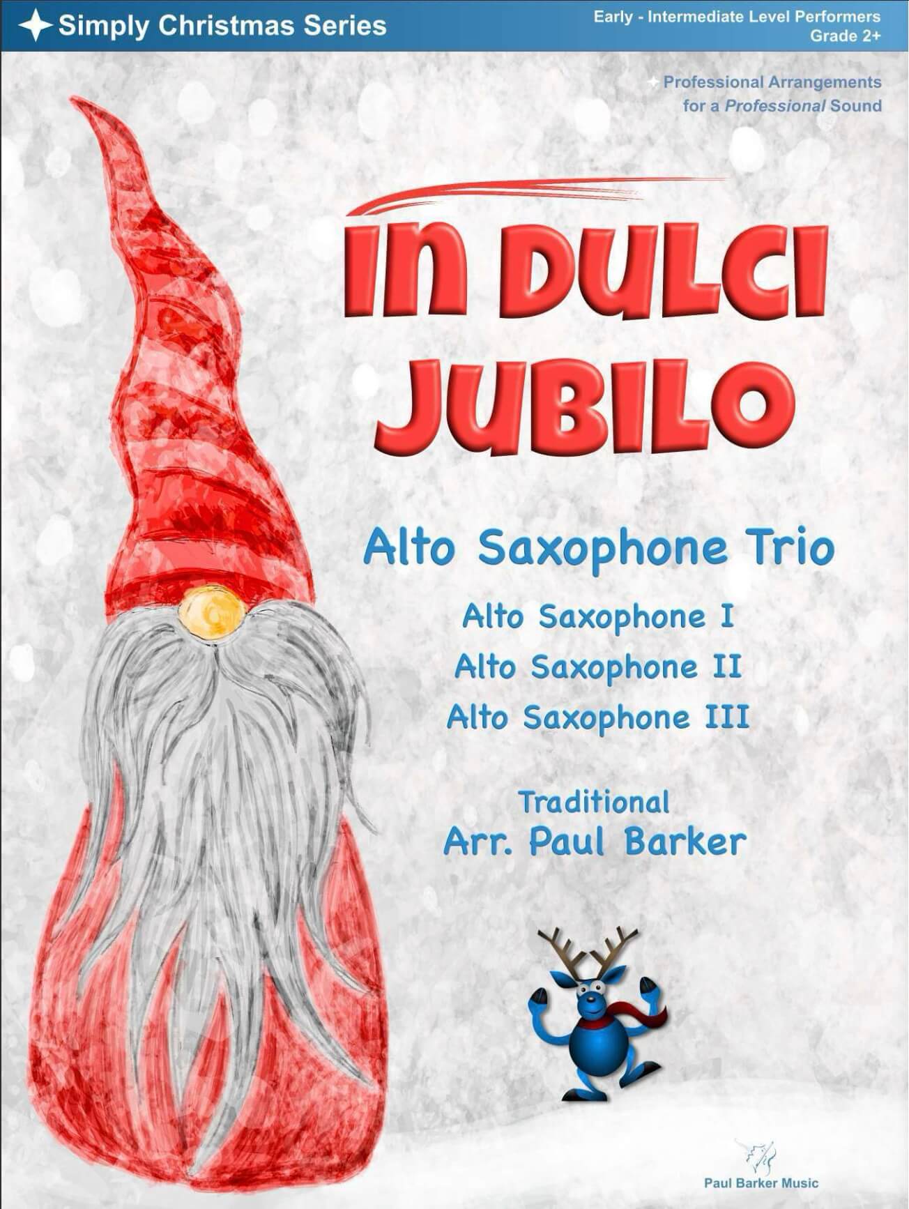 Christmas Alto Saxophone Trios Book 1