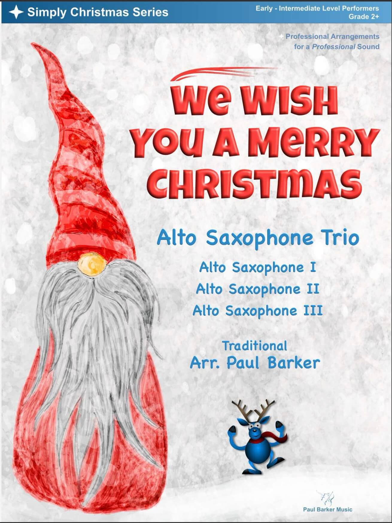 Christmas Alto Saxophone Trios Book 1