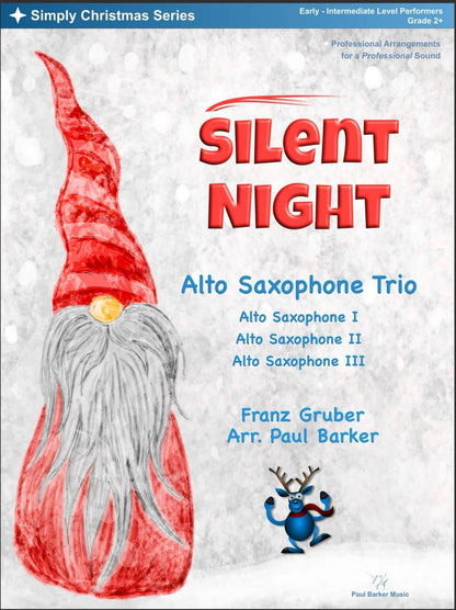 Silent Night (Alto Saxophone Trio)