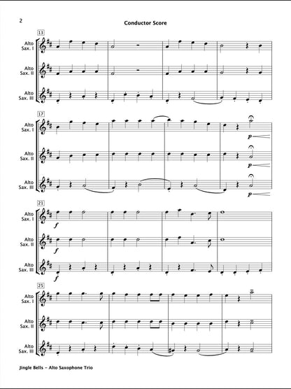 Jingle Bells (Alto Saxophone Trio)