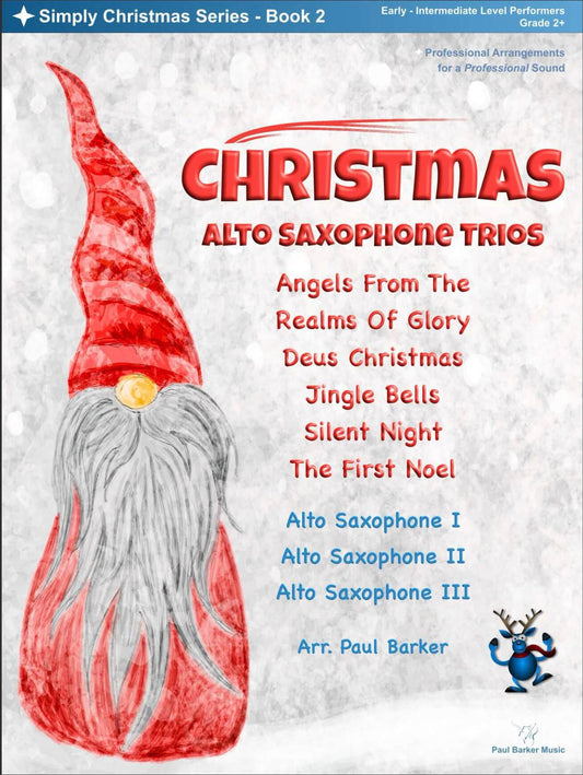 Christmas Alto Saxophone Trios Book 2
