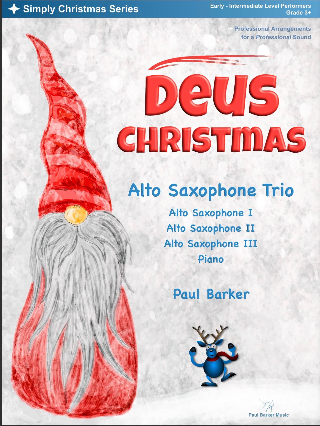 Christmas Alto Saxophone Trios Book 2