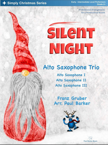 Christmas Alto Saxophone Trios Book 2
