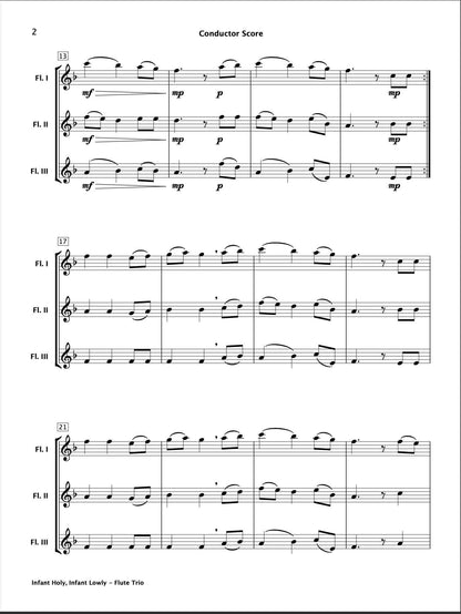 Infant Holy, Infant Lowly (Flute Trio)