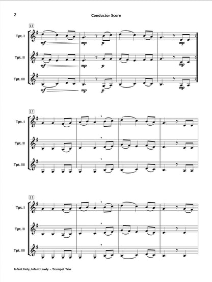 Infant Holy, Infant Lowly (Trumpet Trio)