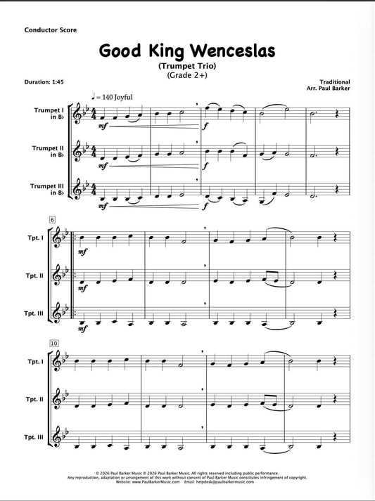 Good King Wenceslas (Trumpet Trio)