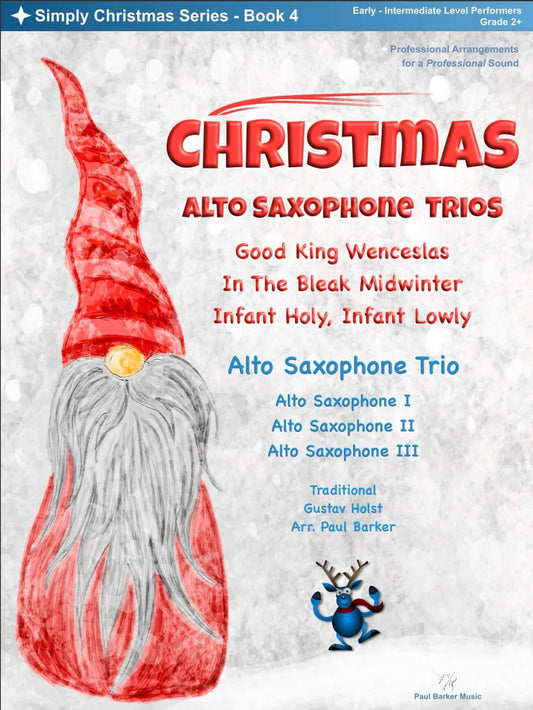 Christmas Alto Saxophone Trios Book 4