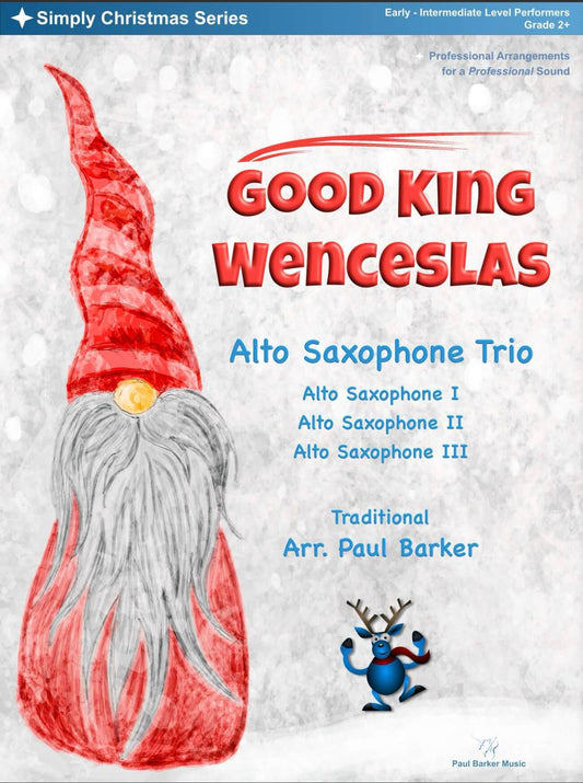 Christmas Alto Saxophone Trios Book 4