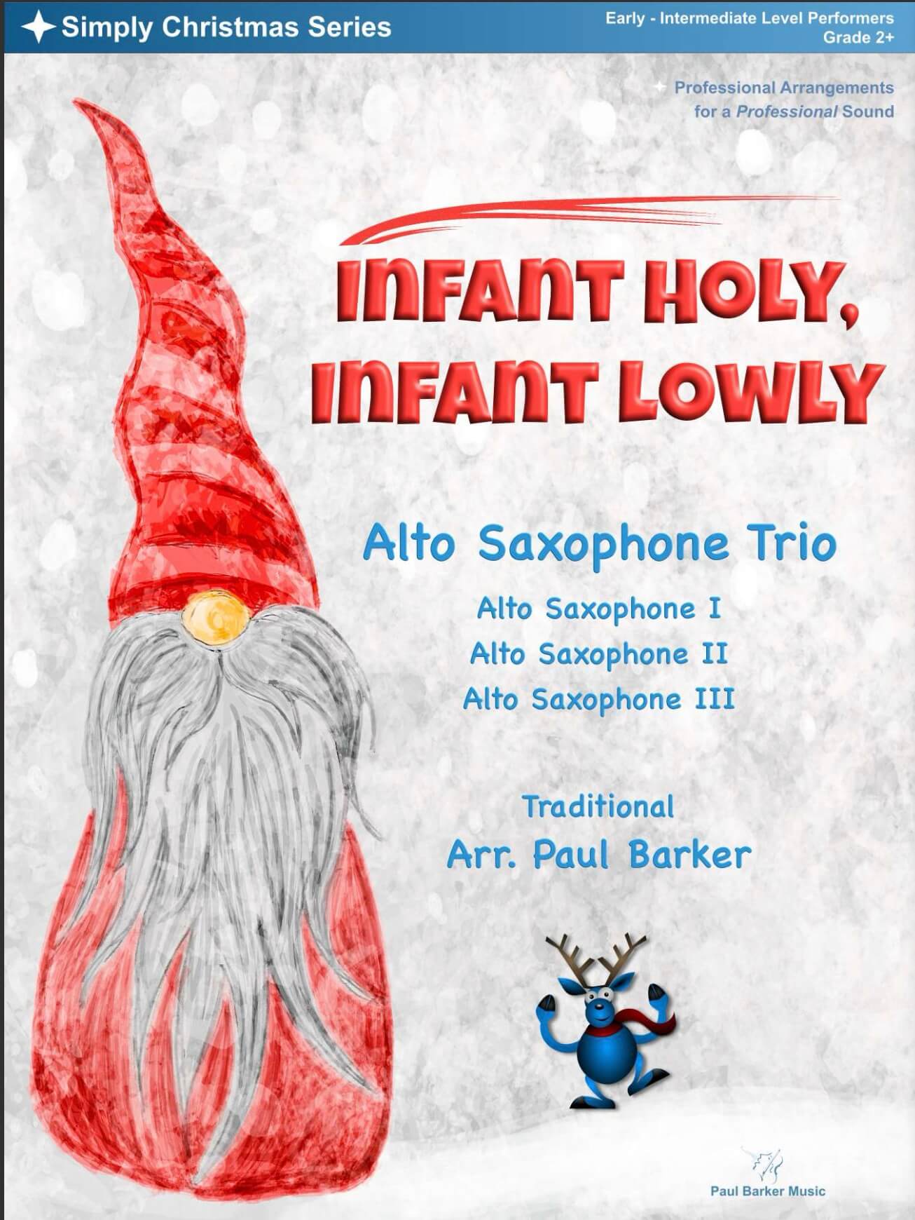 Christmas Alto Saxophone Trios Book 4