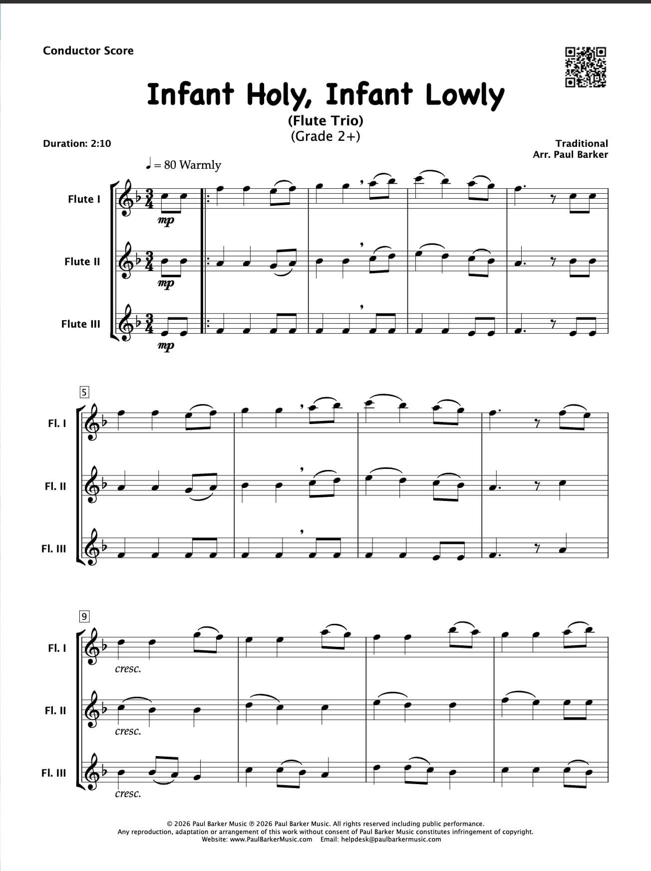 Christmas Flute Trios Book 4