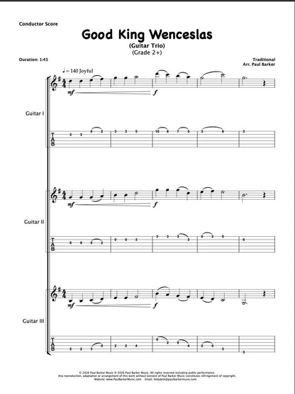 Christmas Guitar Trios Book 4