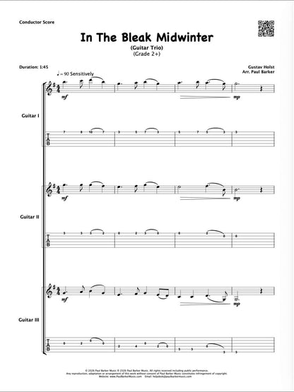 Christmas Guitar Trios Book 4