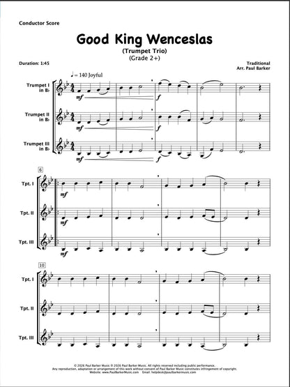 Christmas Trumpet Trios Book 4