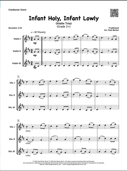 Christmas Violin Trios Book 4