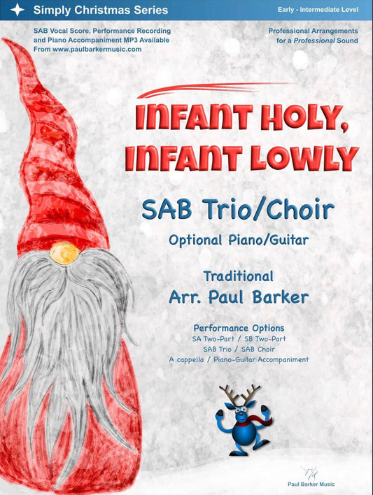 Infant Holy, Infant Lowly (SAB Choir)