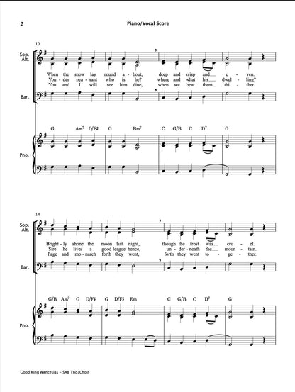 Good King Wenceslas (SAB Choir)