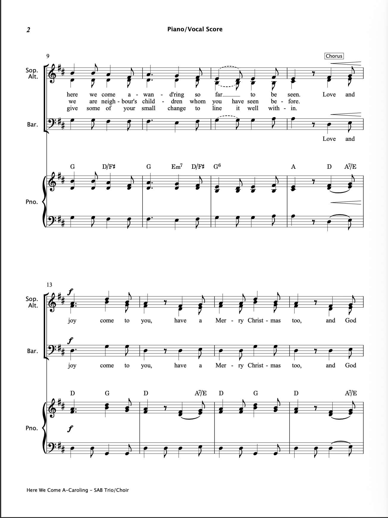 Christmas SAB Choirs Book 4