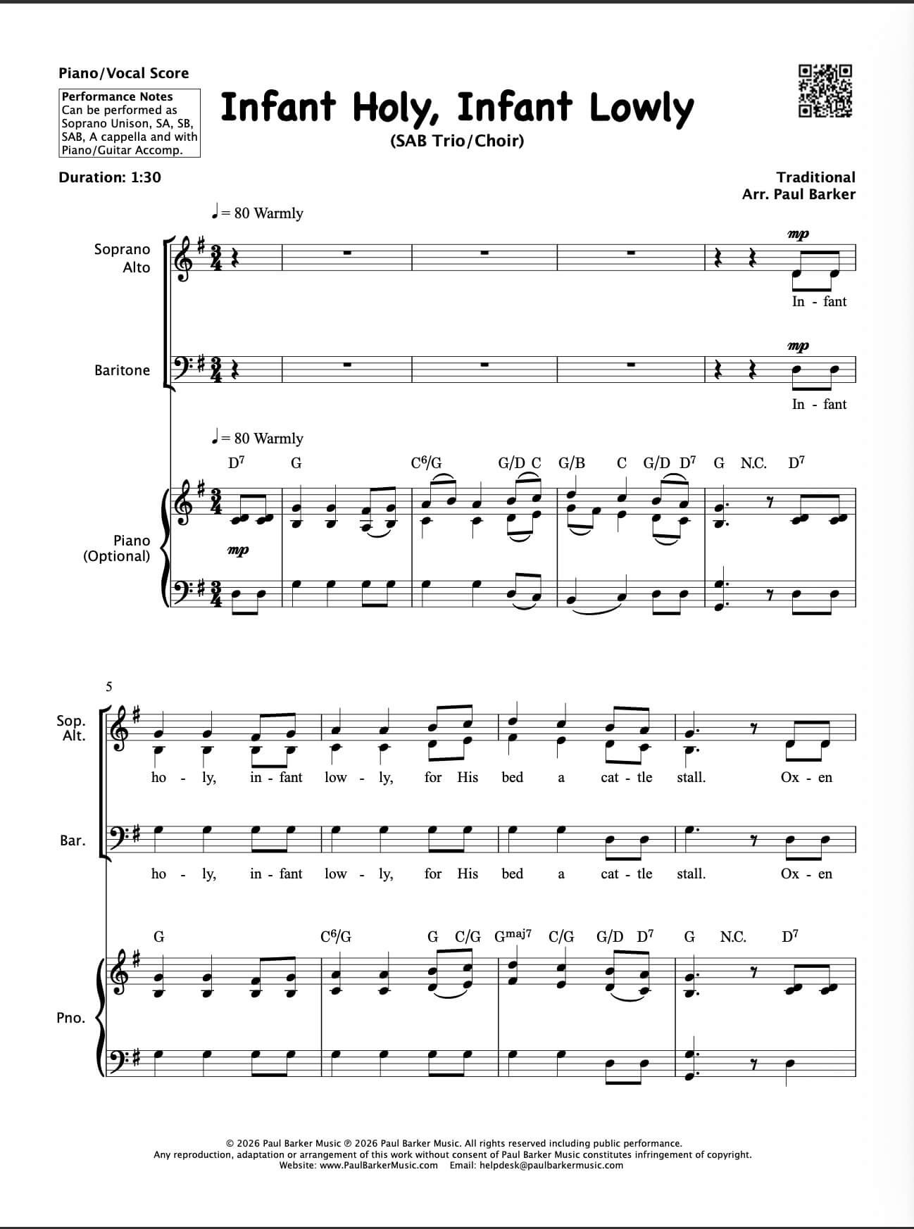 Christmas SAB Choirs Book 4