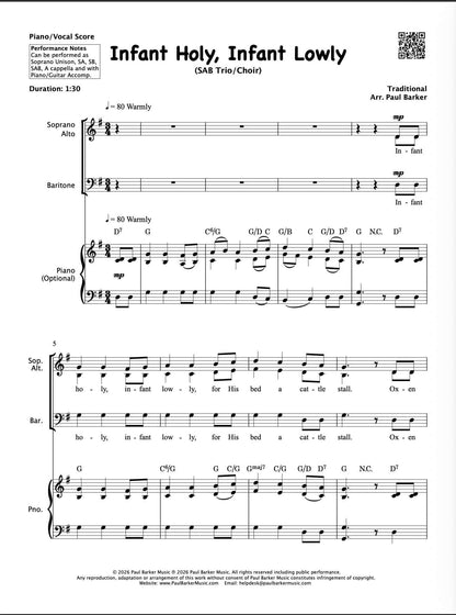 Christmas SAB Choirs Book 4