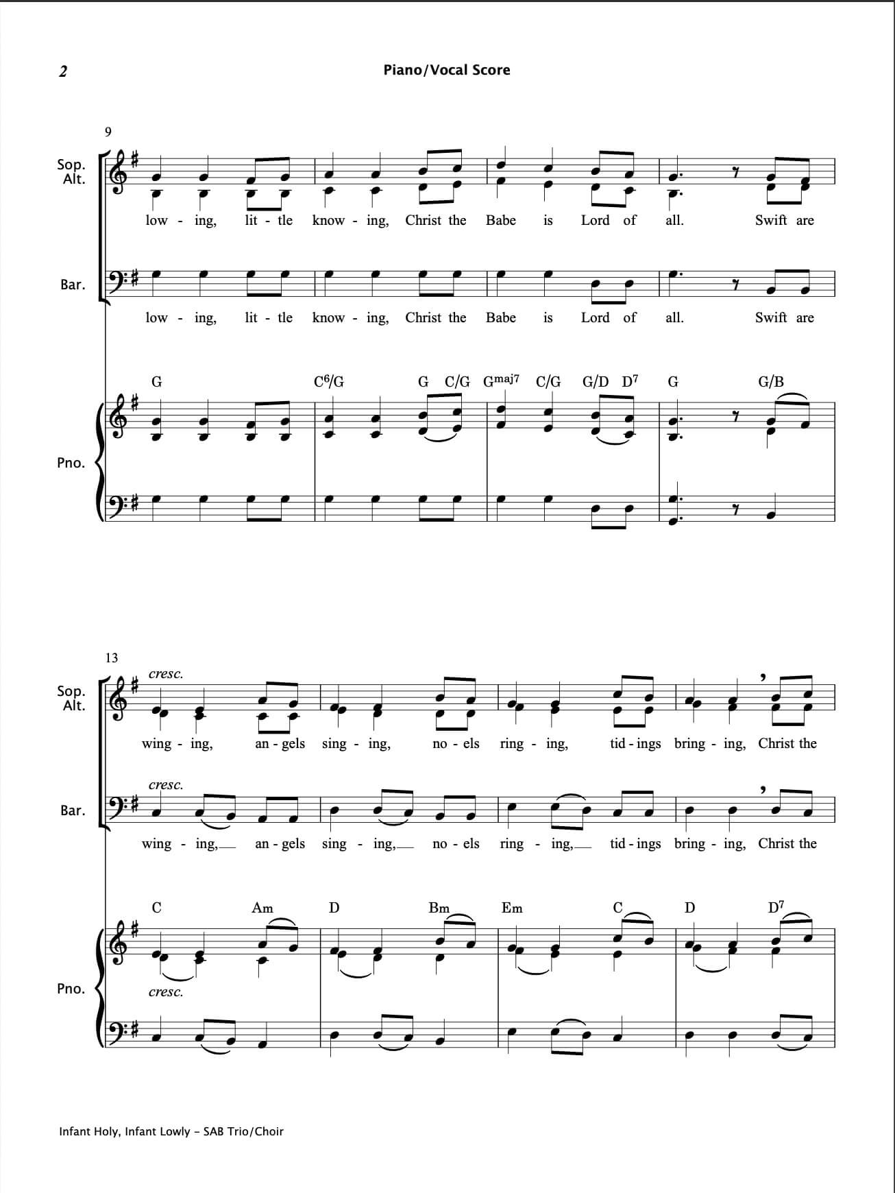 Christmas SAB Choirs Book 4