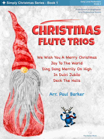 Christmas Flute Trios - Book 1 - Paul Barker Music 