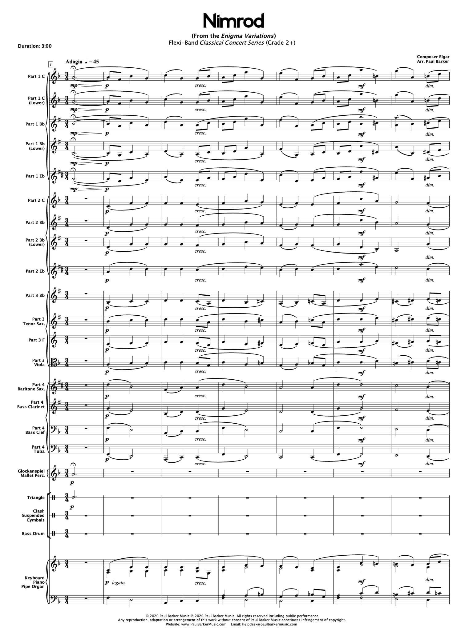 Classical Concert Series Multi-Bundle Value Pack 1 - Paul Barker Music 
