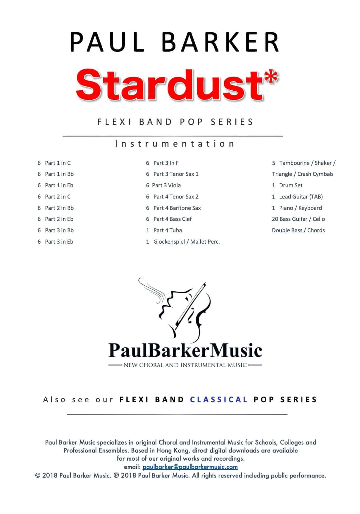 Stardust - Paul Barker Music 