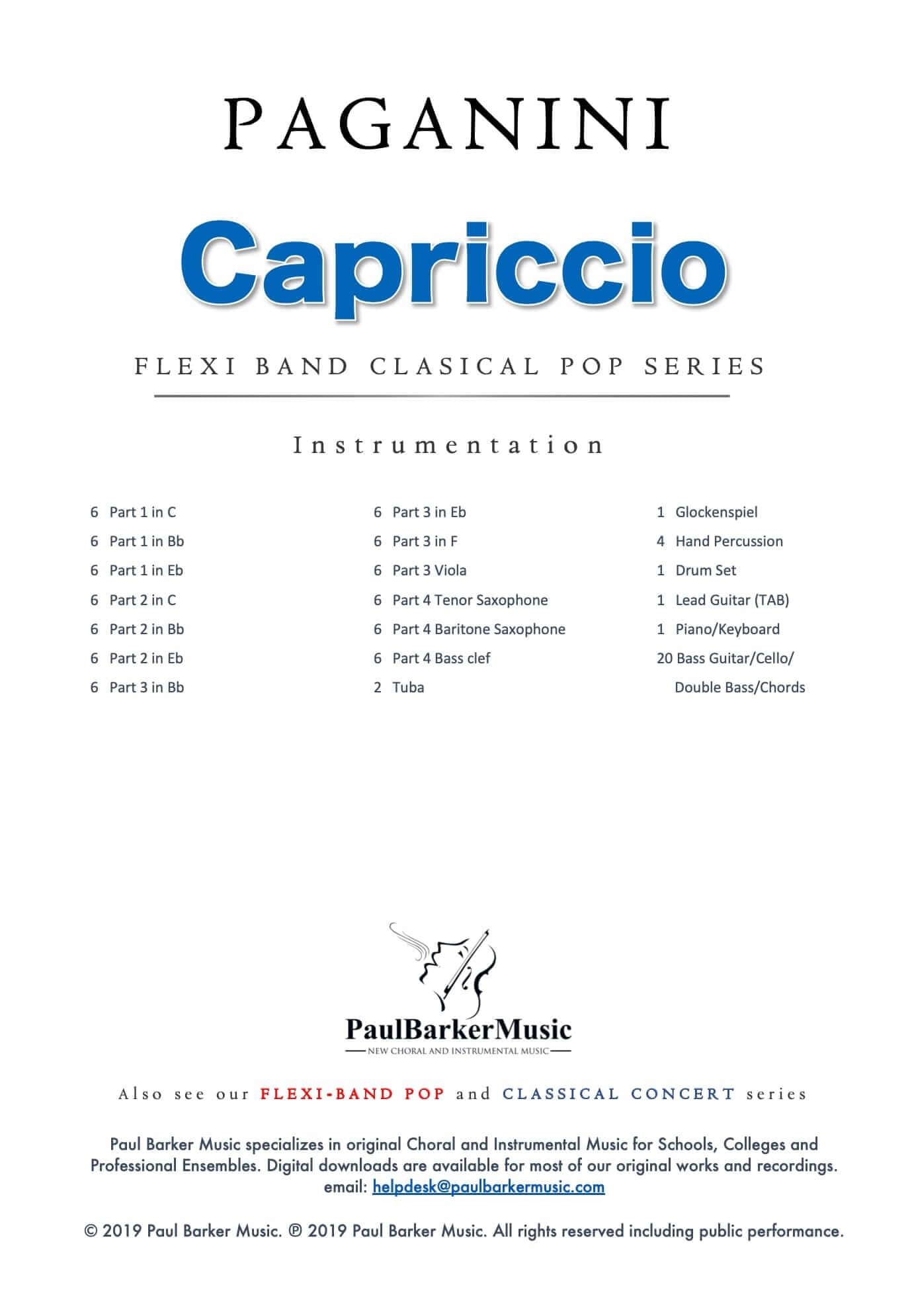 Flexi-Band Classical Pop Series - Multi-Bundle Value Pack 1 - Paul Barker Music 