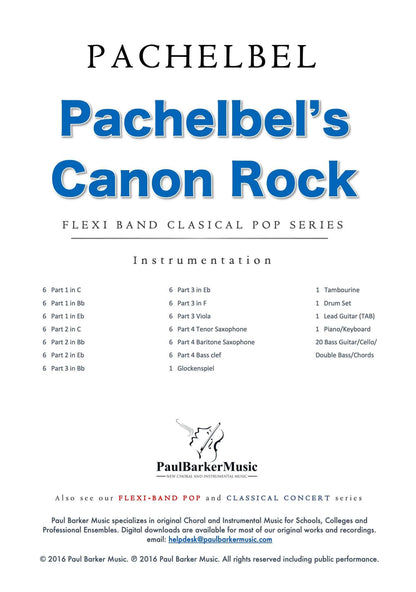 Pachelbel's Canon Rock - Paul Barker Music 