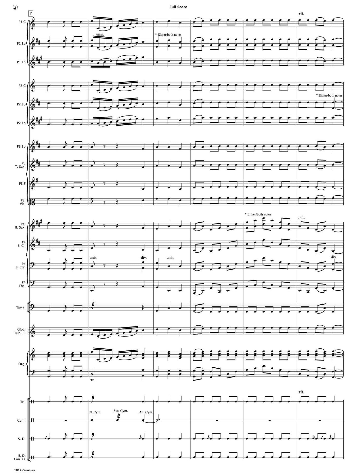 1812 Overture - Paul Barker Music 