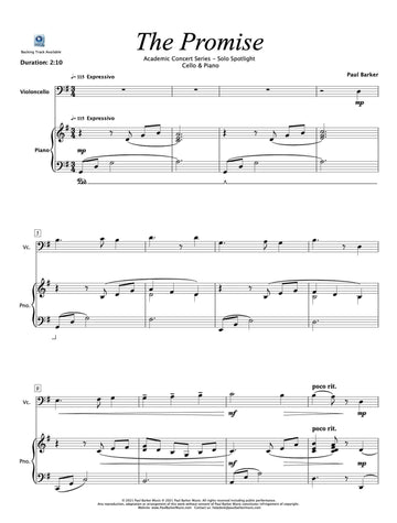 The Promise [Cello & Piano] - Paul Barker Music 