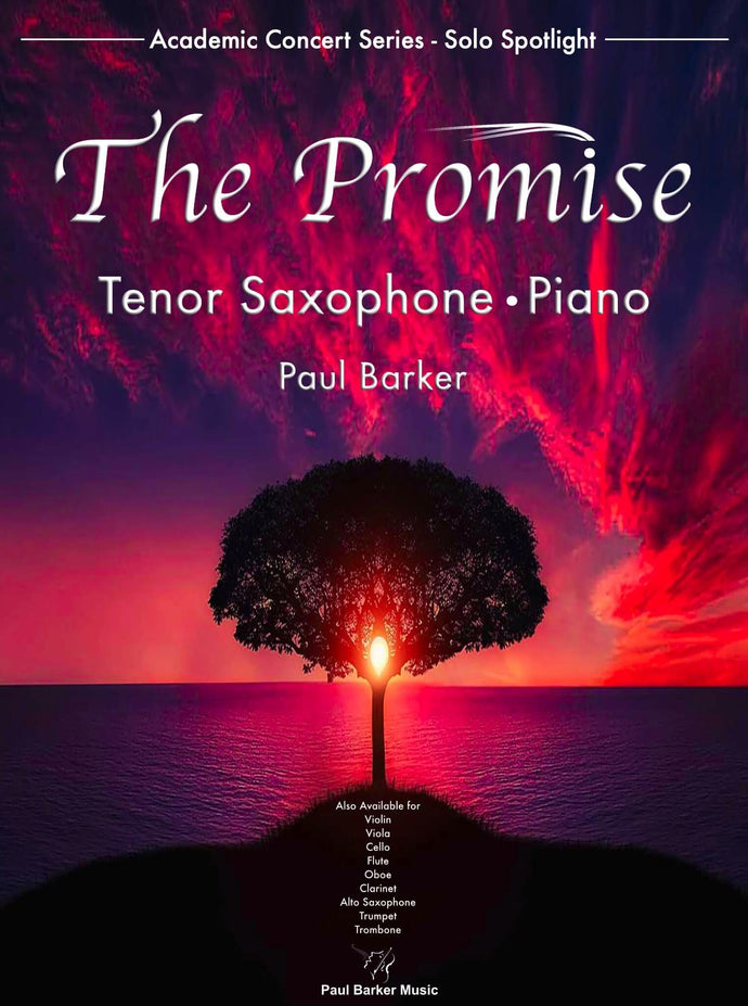 The Promise [Tenor Saxophone & Piano] - Paul Barker Music 