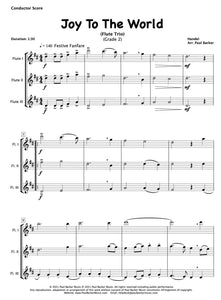 Joy To The World (Flute Trio) - Paul Barker Music 