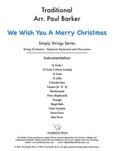 Load image into Gallery viewer, We Wish You A Merry Christmas (String Orchestra) - Paul Barker Music 