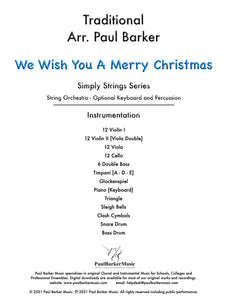 We Wish You A Merry Christmas (String Orchestra) - Paul Barker Music 