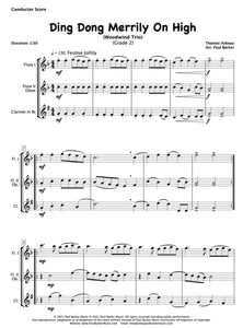 Christmas Woodwind Trios - Book 1 - Paul Barker Music 