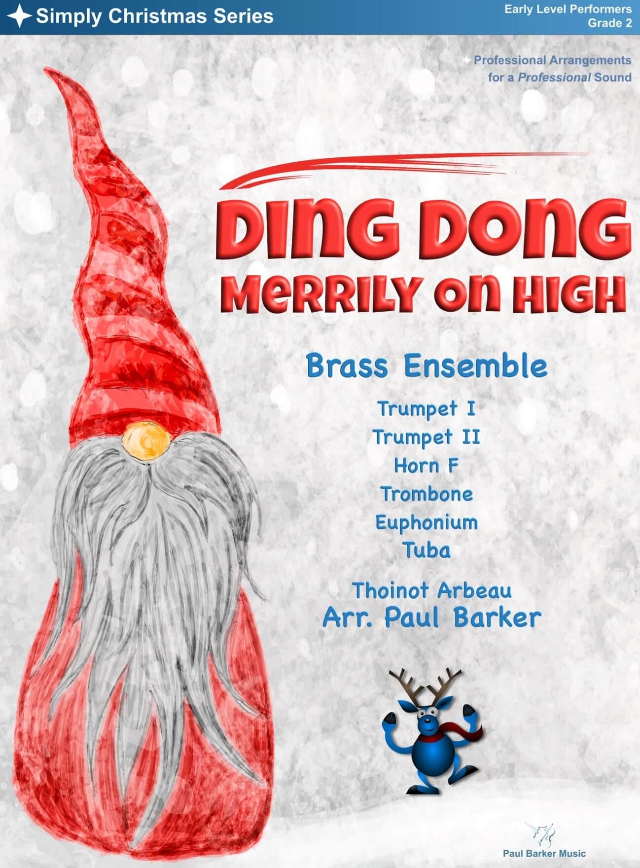 Ding Dong Merrily On High (Brass Ensemble) - Paul Barker Music 