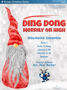 Ding Dong Merrily On High (Woodwind Ensemble) - Paul Barker Music 