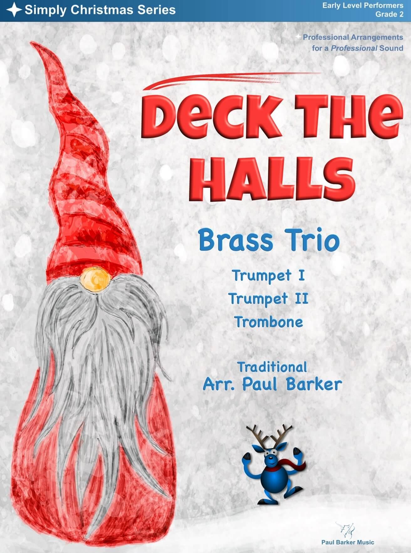 Deck The Halls (Brass Trio) - Paul Barker Music 