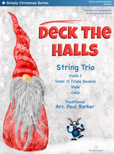 Load image into Gallery viewer, Deck The Halls (String Trio) - Paul Barker Music 