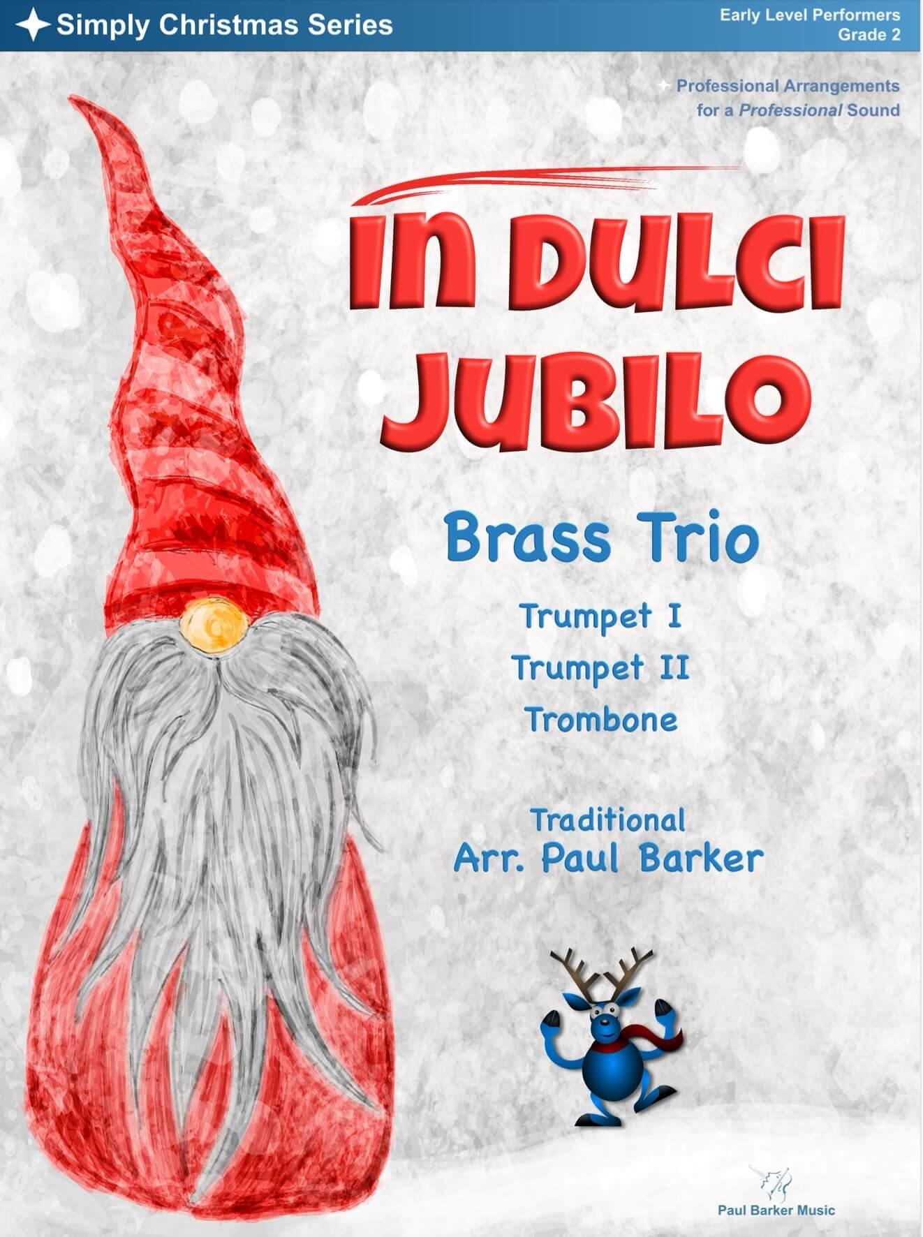 In Dulci Jubilo (Brass Trio) - Paul Barker Music 