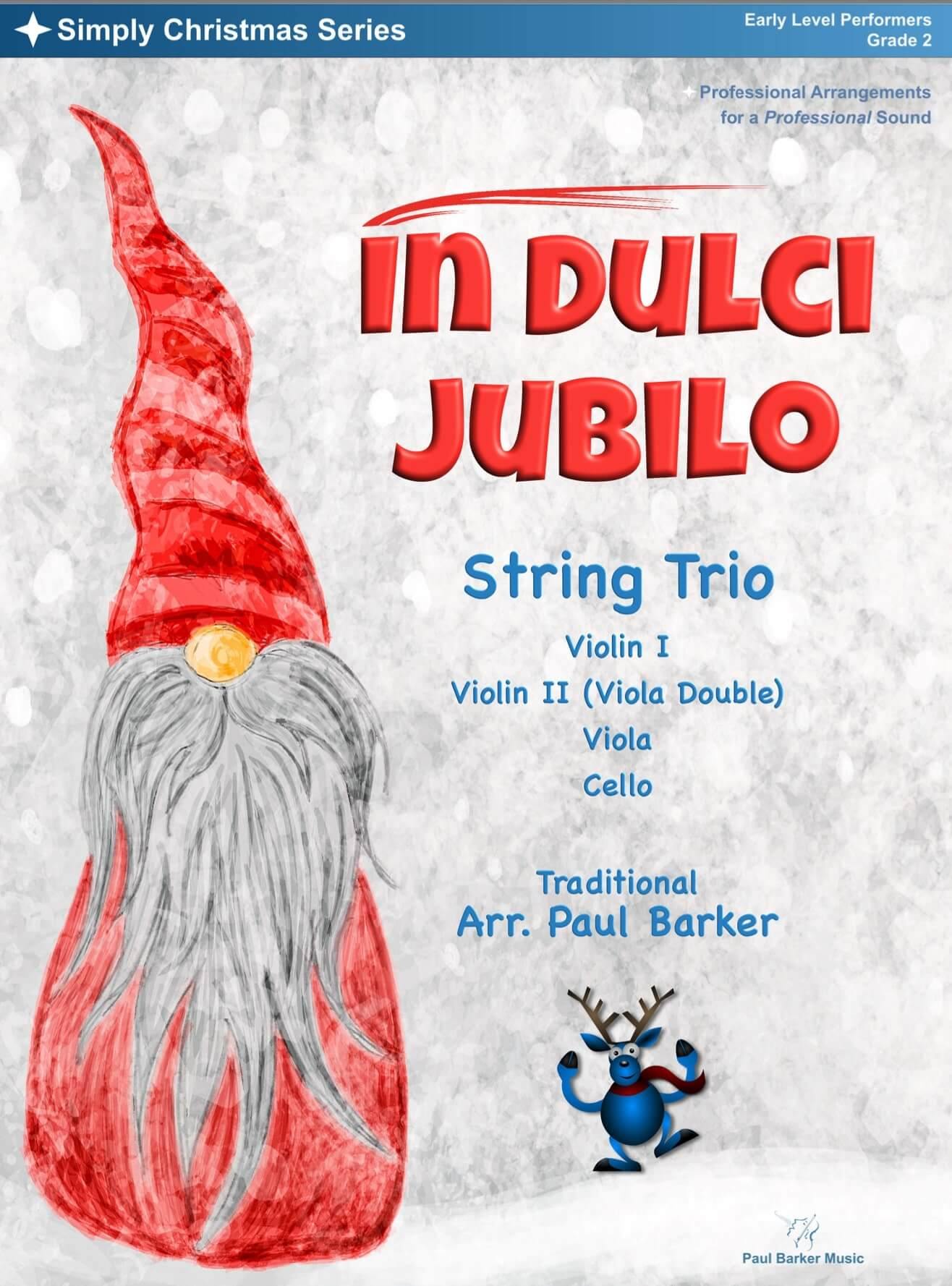 In Dulci Jubilo (String Trio) - Paul Barker Music 