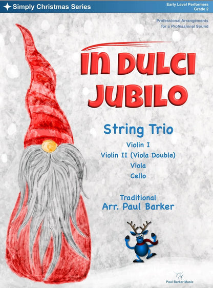 In Dulci Jubilo (String Trio) - Paul Barker Music 