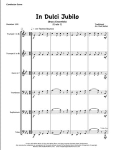 Christmas Brass Ensembles - Book 1 - Paul Barker Music 