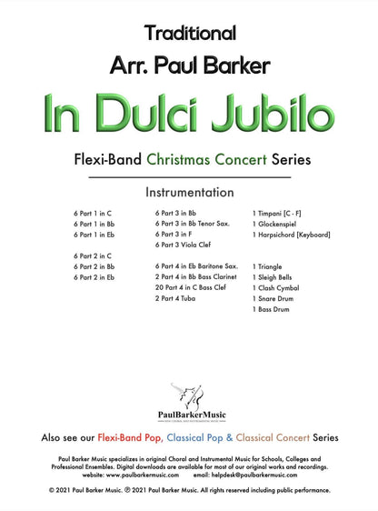 In Dulci Jubilo (Flexi-Band) - Paul Barker Music 