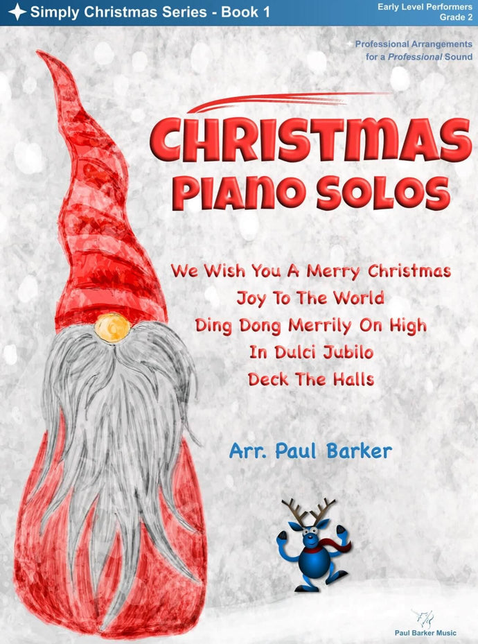 Christmas Piano Solos - Book 1 - Paul Barker Music 