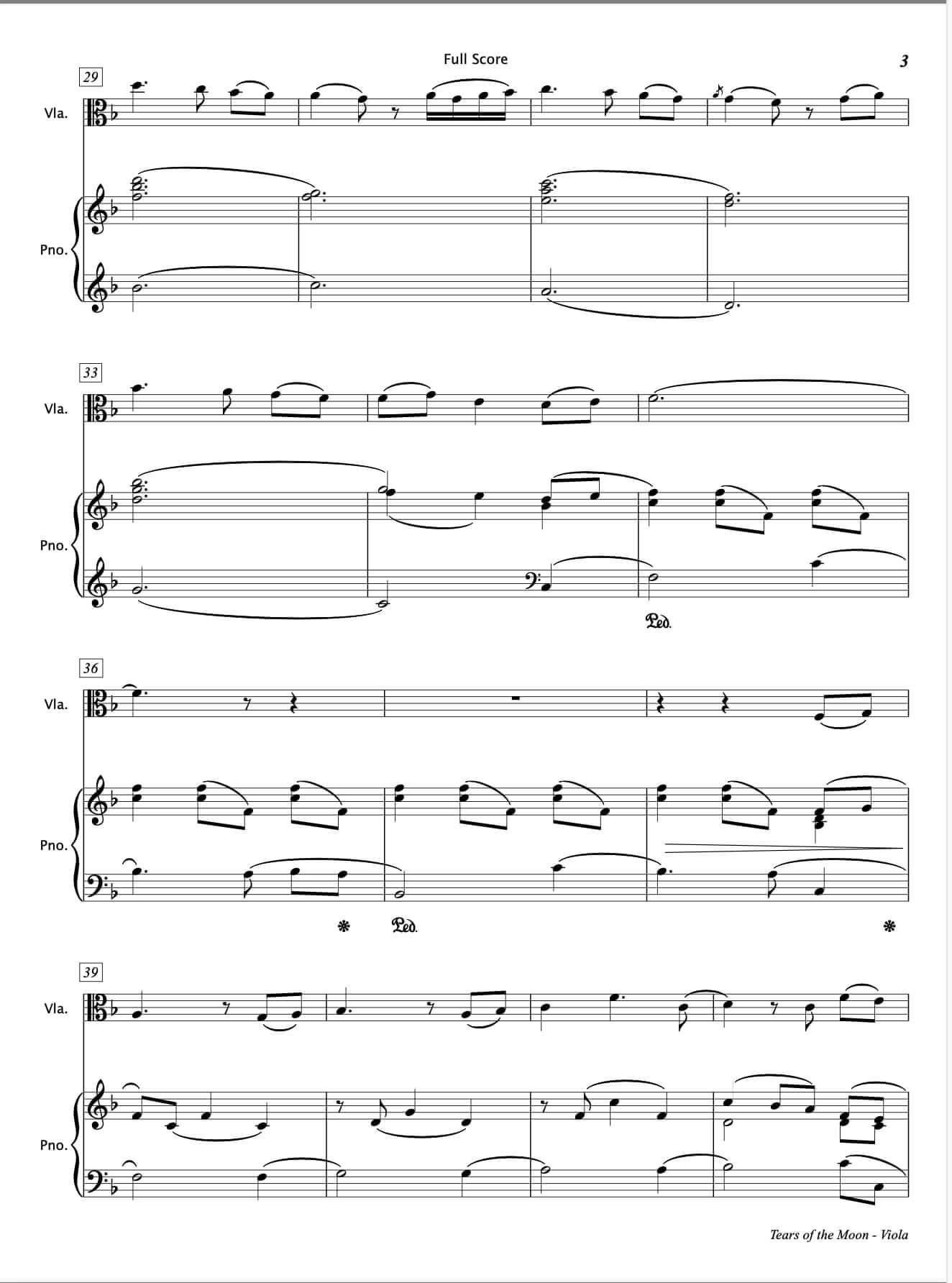 Tears of the Moon [Viola & Piano] - Paul Barker Music 