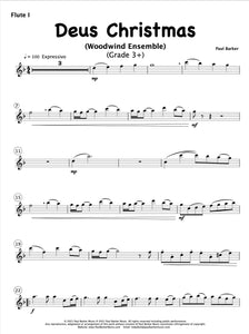 Deus Christmas (Woodwind Ensemble) - Paul Barker Music 