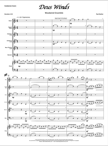 Deus Winds - Paul Barker Music 