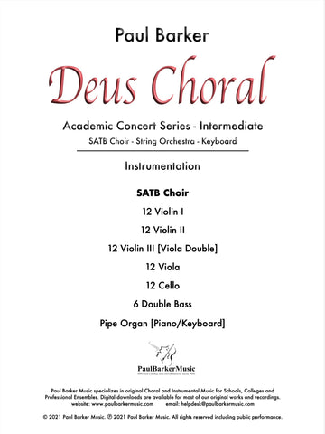 Deus Choral - Paul Barker Music 